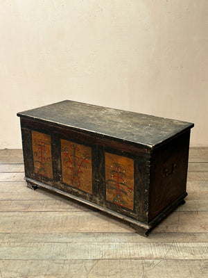 Folk art trunk