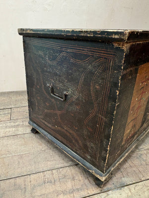 Folk art trunk