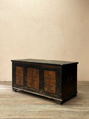 Folk art trunk