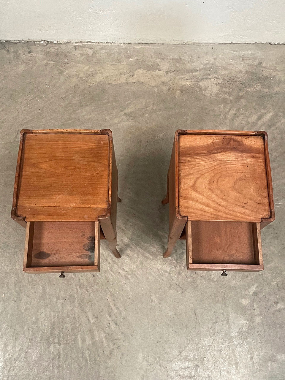 Pair of petite bedsides