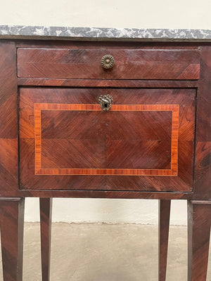 Marble top cupboard