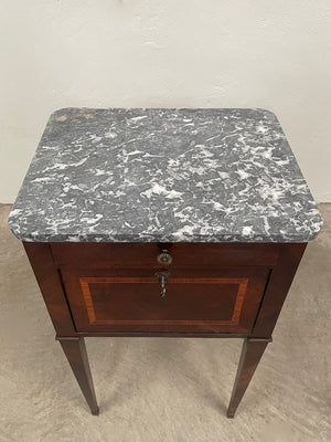 Marble top cupboard