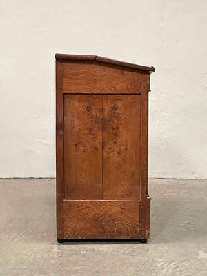 Cabinet with sloping top