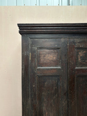 Oak hall cupboard