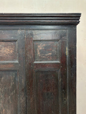 Oak hall cupboard