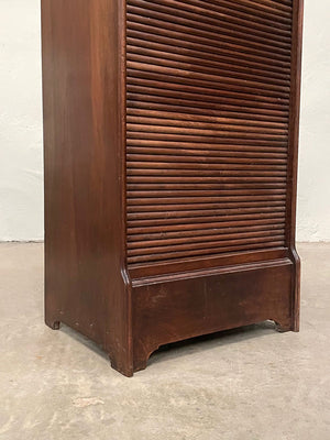 Tambour front cabinet