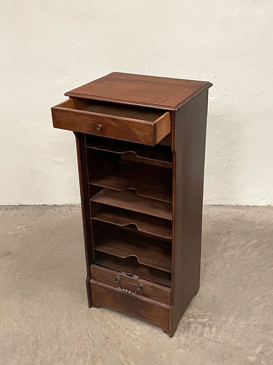 Tambour front cabinet