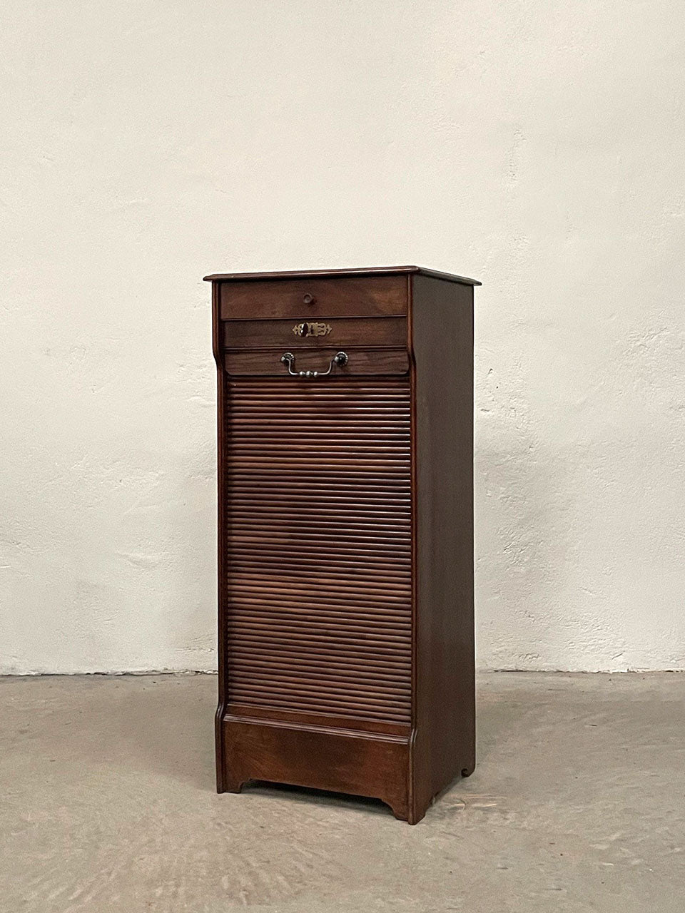 Tambour front cabinet