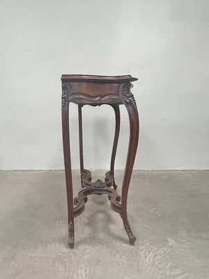 Tall marble top console table