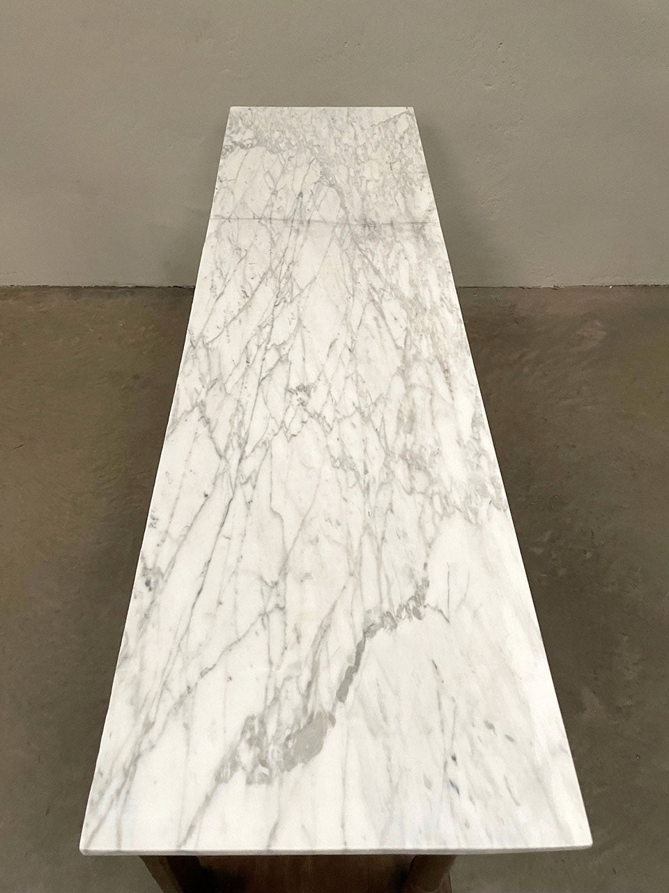 Marble top console table