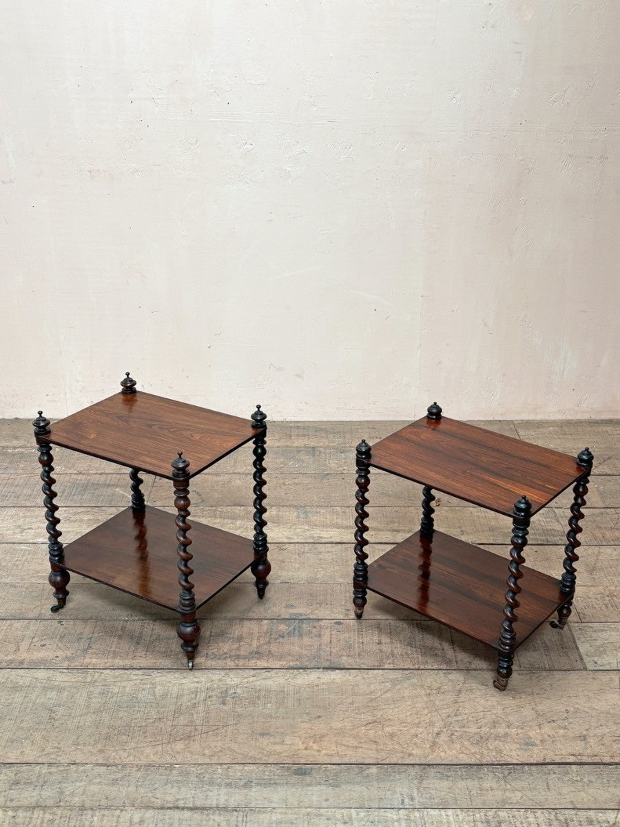 Rosewood tables (pair) (Reserved)