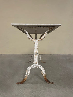 Marble top bistro table