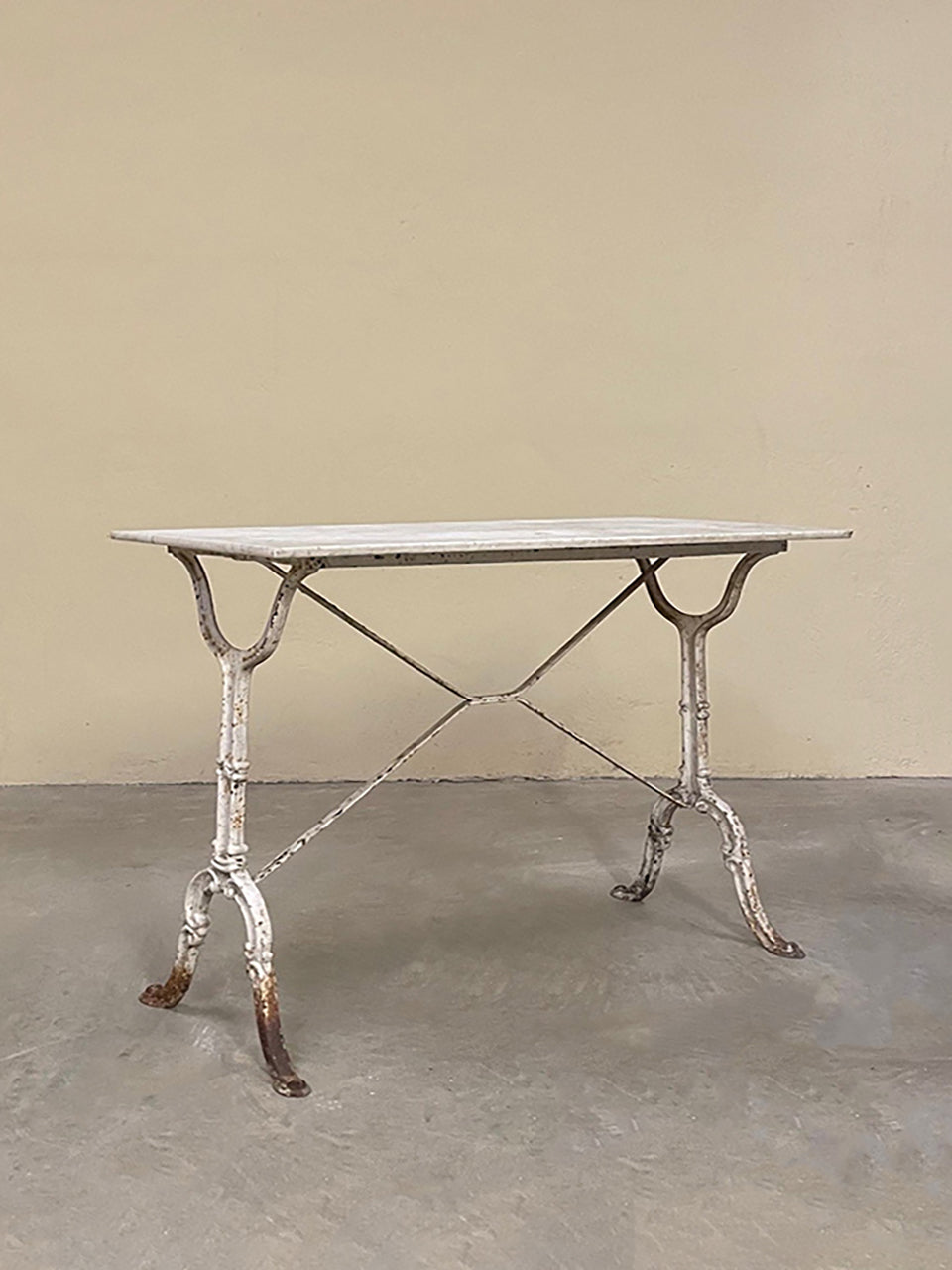 Marble top bistro table