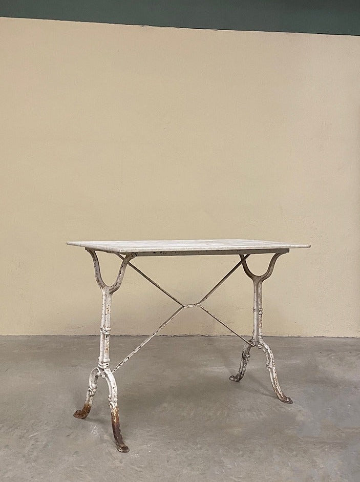 Painted base bistro table