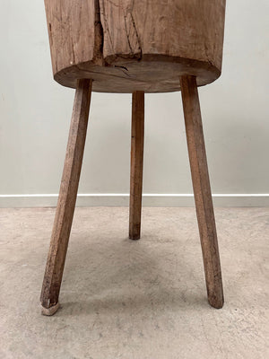 Tall butcher's block table