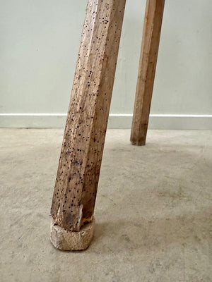 Tall butcher's block table