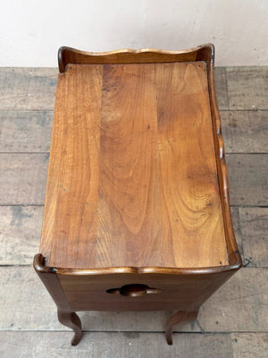 Pair of cherry wood side tables