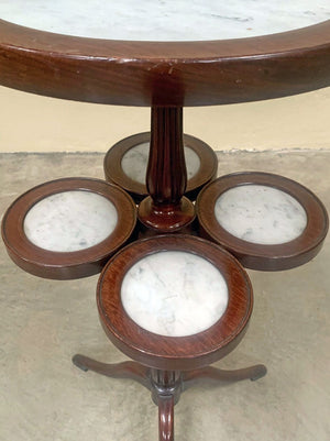 Circular wine table