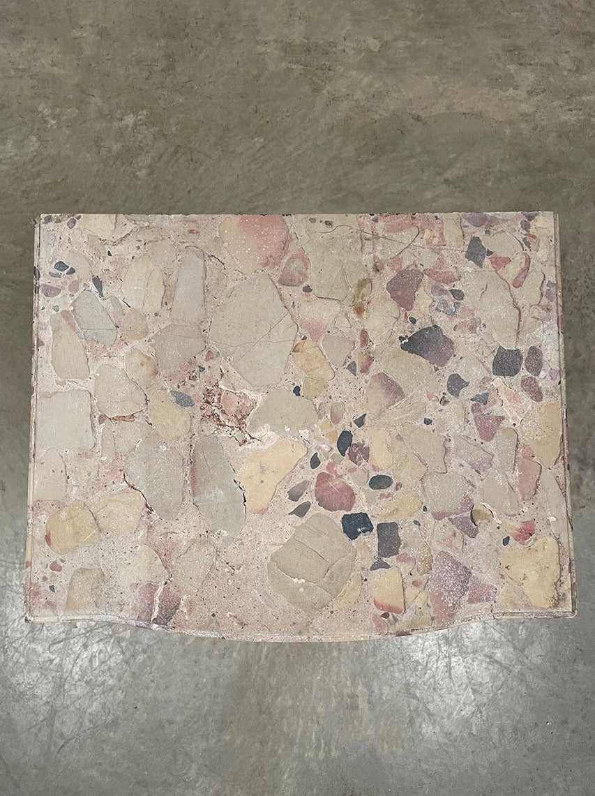 Console table with marble top