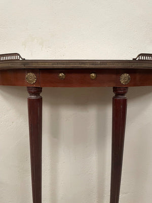 Petite demi lune console