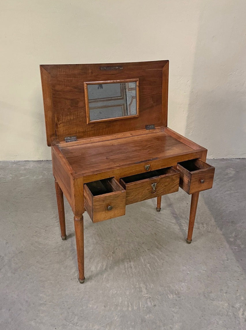 Walnut desk, or dressing table