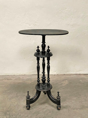 Ebonised occasional table