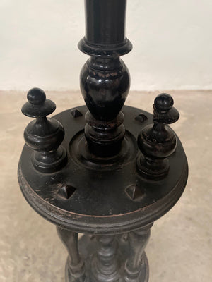 Ebonised occasional table