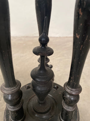 Ebonised occasional table