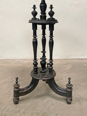 Ebonised occasional table