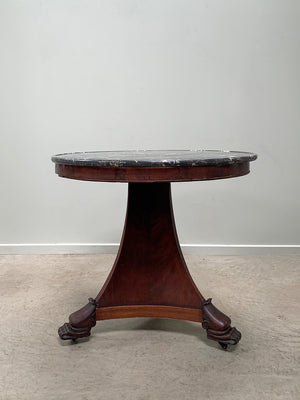 Marble top gueridon table