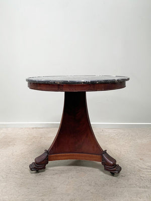 Marble top gueridon table