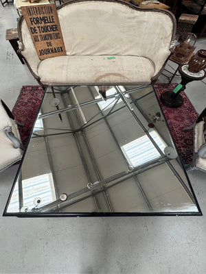 Large mirrored coffee table