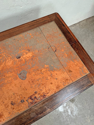 Leather top desk