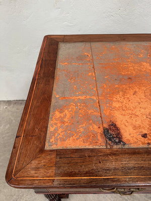 Leather top desk
