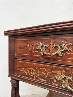 Leather top desk