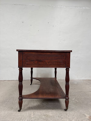 Leather top desk