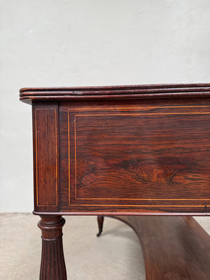 Leather top desk