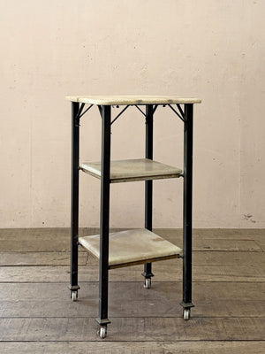 Marble and brass table