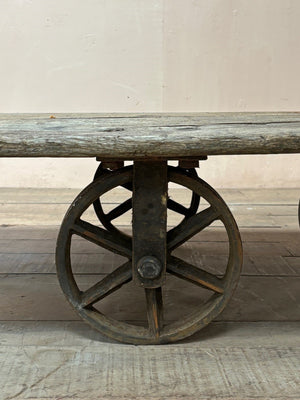 Oak mill cart