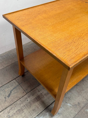Oak bar cart
