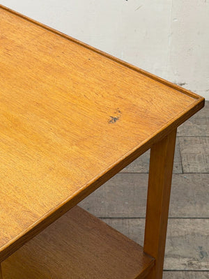 Oak bar cart