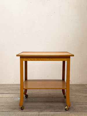 Oak bar cart
