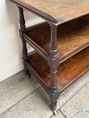 Oak serving table