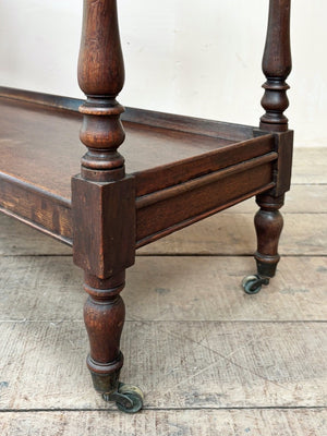 Oak serving table