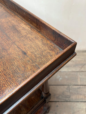 Oak serving table