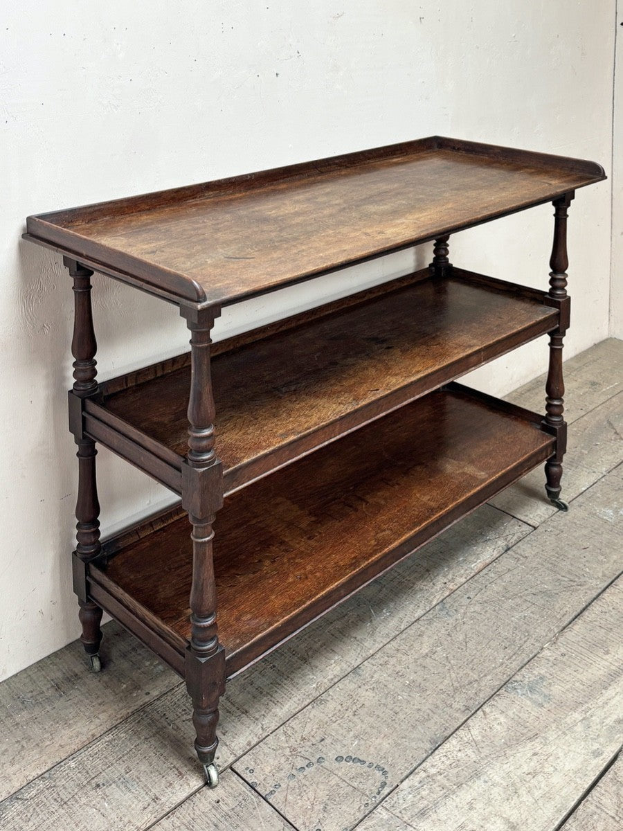 Oak serving table