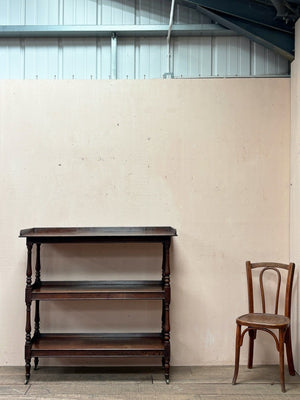 Oak serving table