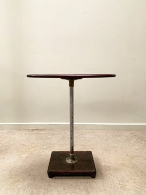 Oval top side table