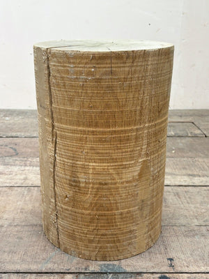 Pair of oak stools/side tables (each £250+ VAT)