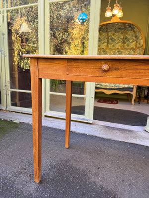 Simple pine desk